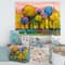 Designart - Colourful Trees Impressionist Landscape IV - Modern Canvas Wall Art Print